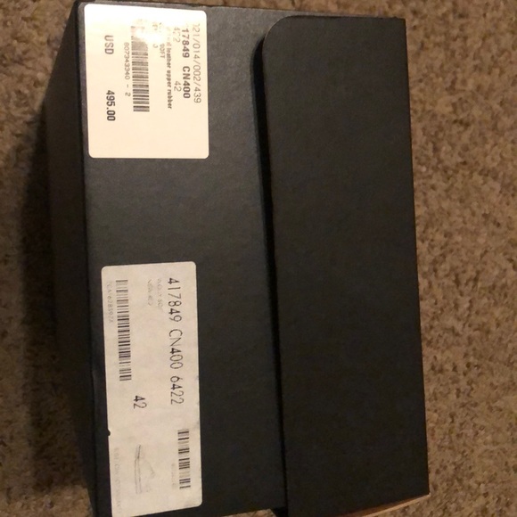 Authentic Lipstick Red Saint Laurent MENS Sneakers - Picture 2 of 7